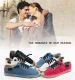 SERENE 3 Colors Man Lace-up Flats Casual Canvas Shoes