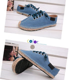 SERENE 3 Colors Man Lace-up Flats Casual Canvas Shoes