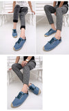 SERENE 3 Colors Man Lace-up Flats Casual Canvas Shoes