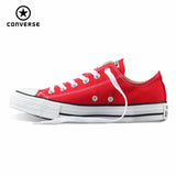 Original Converse all star canvas shoes women man unisex sneakers low classic women Skateboarding Shoes red color