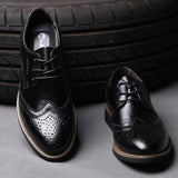 2017 Italian Luxury Designer Formal Mens Dress Shoes Genuine Leather Black Basic Flats For Men Wedding Office