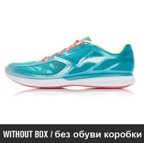 Li-Ning Men's Outdoor Portable Running Shoes Li Ning Anti-Skid Breathable PU+Fabric Sports Sneakers