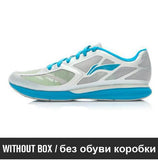 Li-Ning Men's Outdoor Portable Running Shoes Li Ning Anti-Skid Breathable PU+Fabric Sports Sneakers