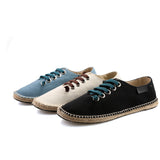 SERENE 3 Colors Man Lace-up Flats Casual Canvas Shoes
