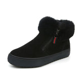 M.GENERAL Women Leather Winter Boots