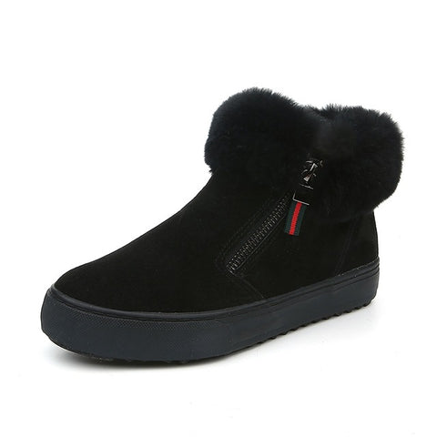 M.GENERAL Women Leather Winter Boots