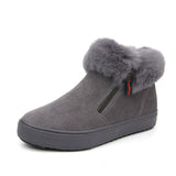 M.GENERAL Women Leather Winter Boots