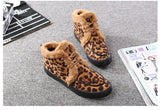 M.GENERAL Women Leopard Snow Boots
