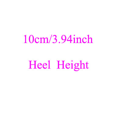 GENSHUO 12CM Sexy Pointed Toe High Heels