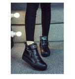 M.GENERAL Women White Snow Boots