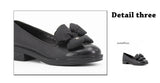 SOPHITINA Brand Genuine Leather Flower Decoration Round Toe