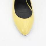 SOPHITINA Black Sheepskin Pointed Toe High Heels