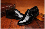 Genuine Leather Men Oxford Shoes, Lace Up Casual Business Men Shoes, Brand Men Wedding Shoes, Men Dress Shoes